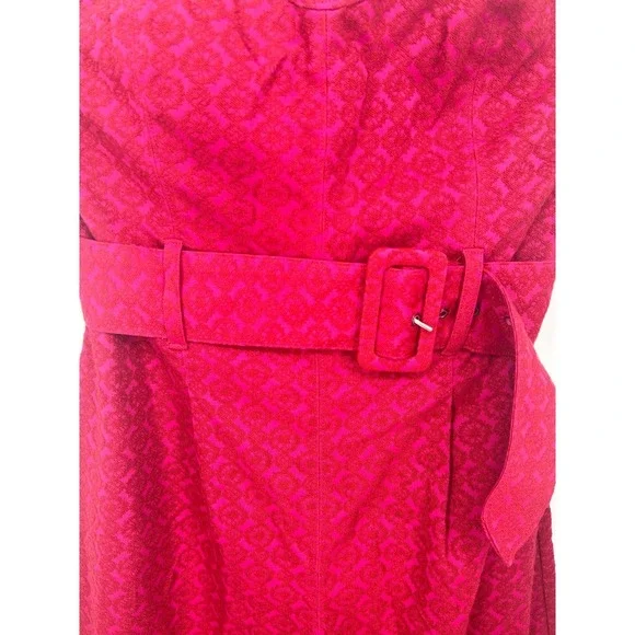 Anthropologie ETTITWA Pink Geometric Strapless Wide Leg Jumpsuit Size 10 - AC - Picture 10 of 11